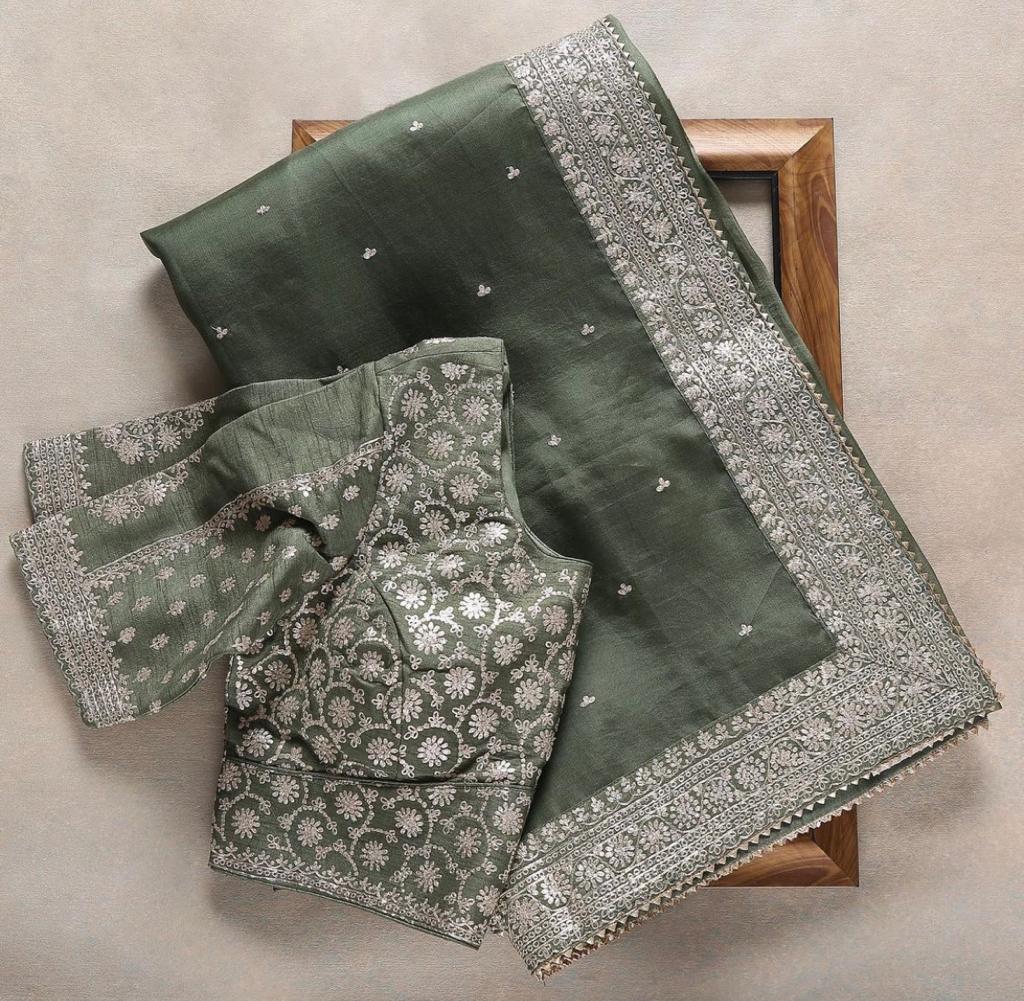 1110 Soft Organza Heavy Festive Wear Designer Latest Saree Collection